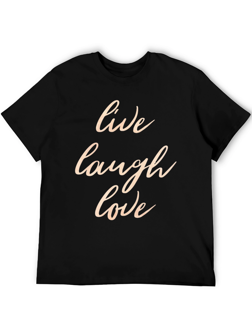 Live Laugh Love Graphic Tee - Black