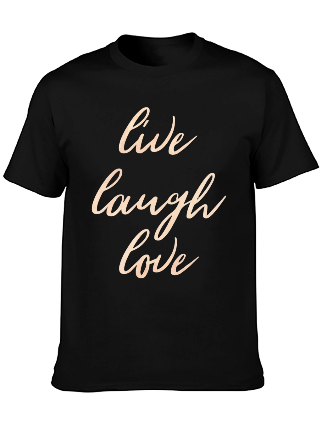 Live Laugh Love Graphic Tee - Black