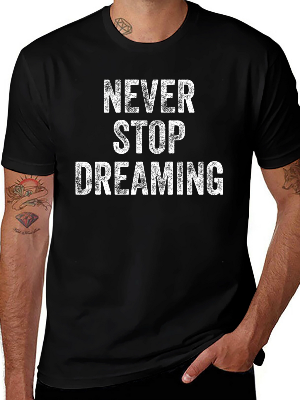 Never Stop Dreaming Graphic T-Shirt