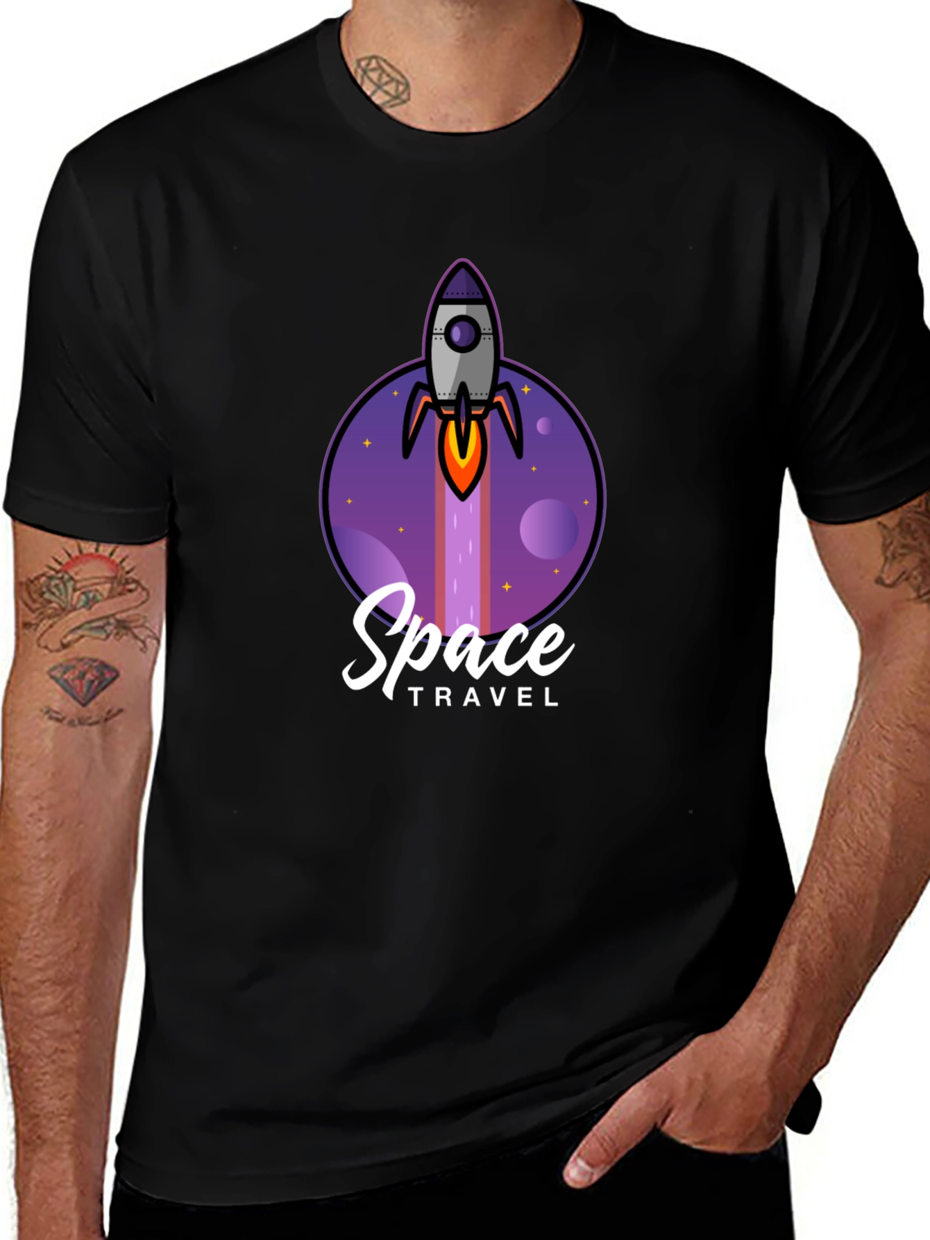 Space Travel Graphic T-Shirt - Unique Design