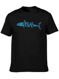 Vegan Fish Graphic Tee - Unisex Crew Neck T-Shirt