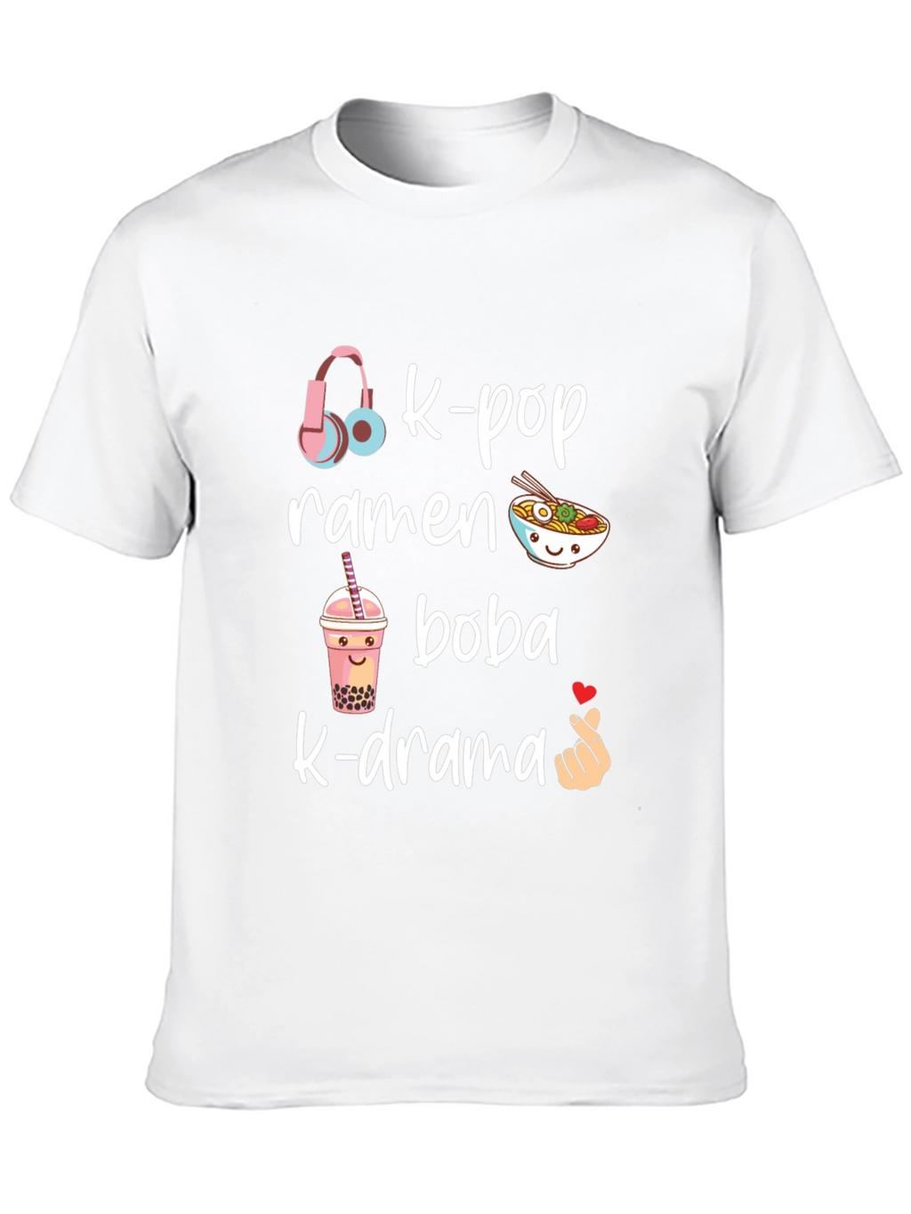 K-Pop Ramen Boba K-Drama T-Shirt