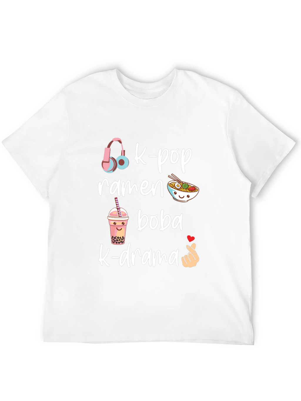 K-Pop Ramen Boba K-Drama T-Shirt