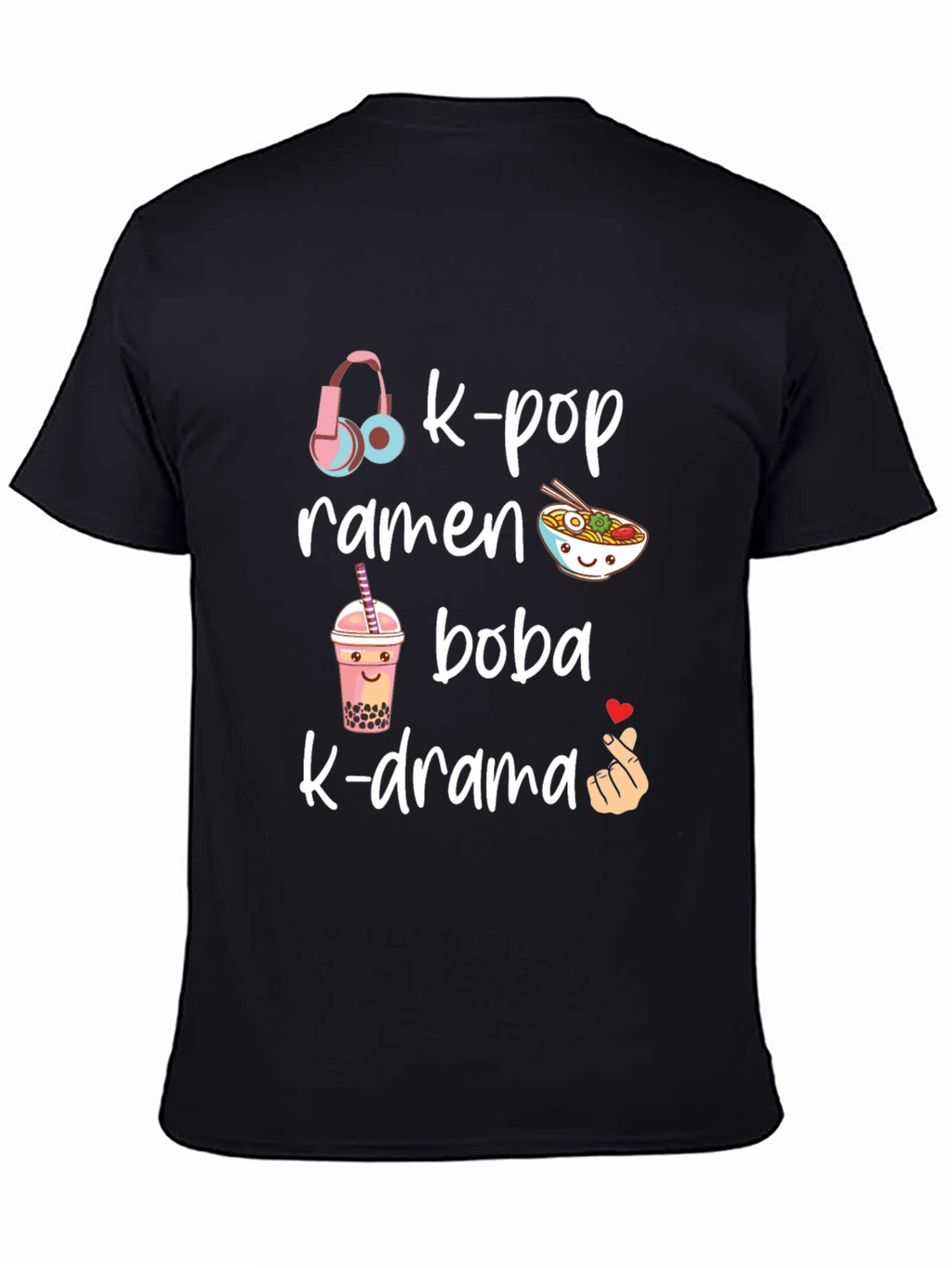 K-Pop Ramen Boba K-Drama T-Shirt