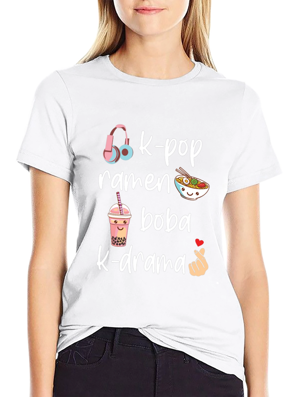 K-Pop Ramen Boba K-Drama T-Shirt