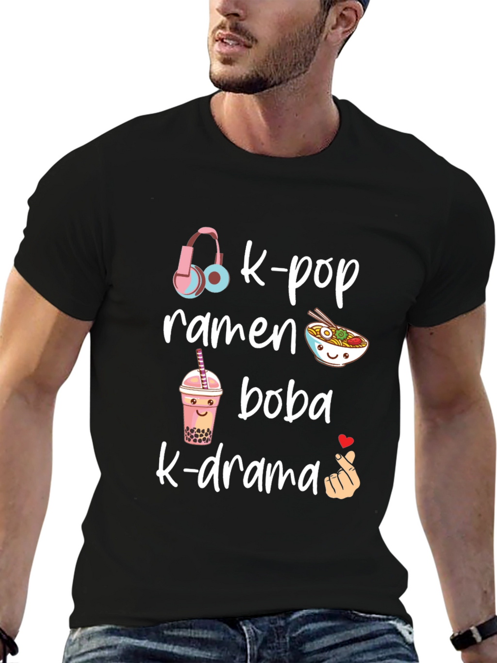 K-Pop Ramen Boba K-Drama T-Shirt