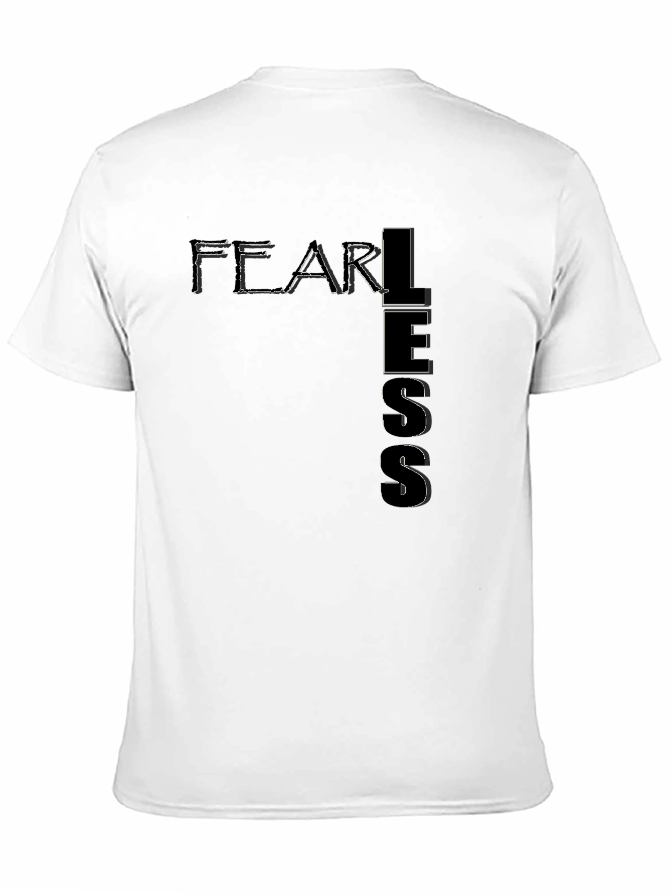 Fearless Graphic Print T-Shirt