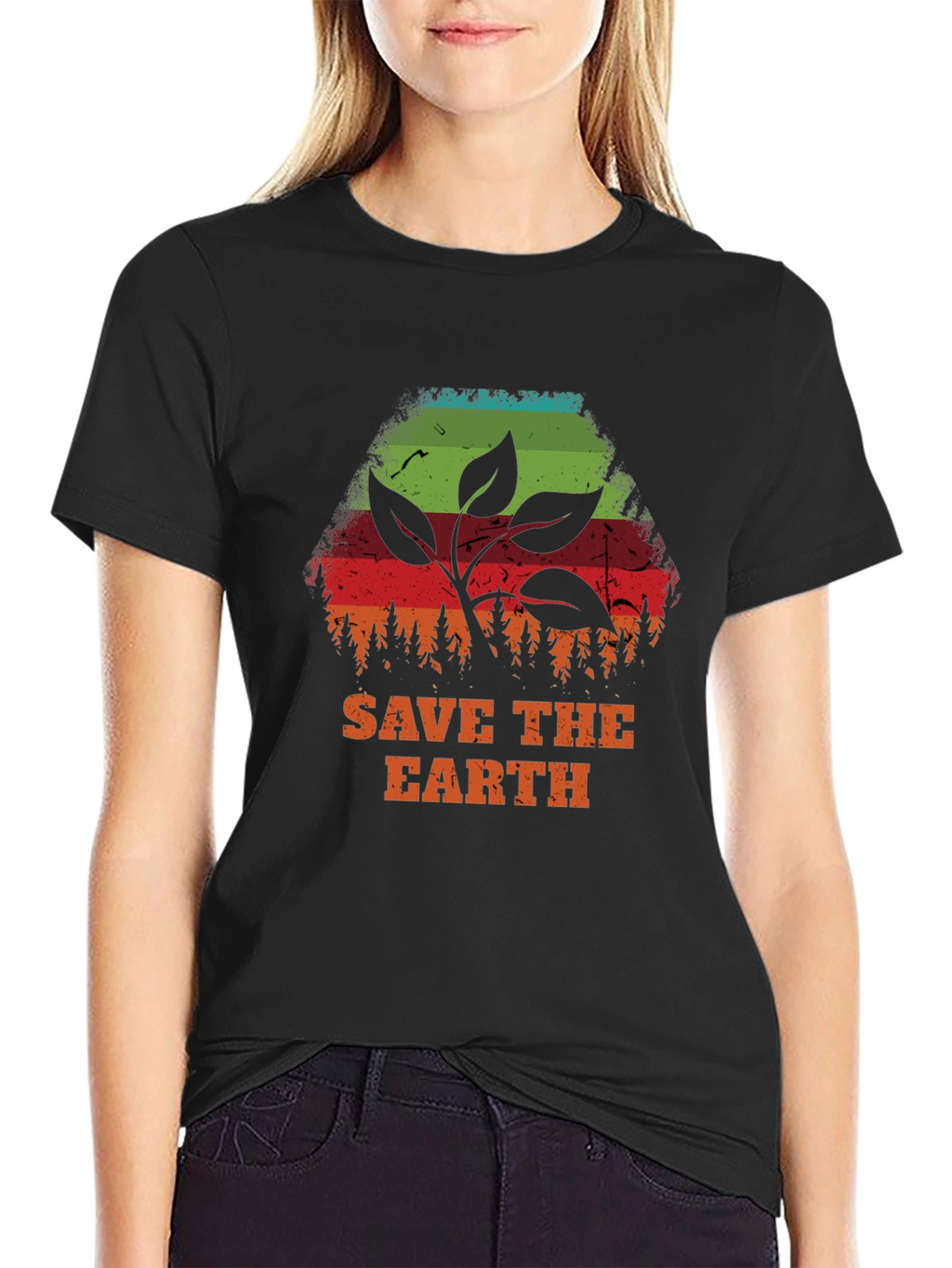 Save the Earth Graphic Tee - Eco-Friendly Design