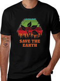 Save the Earth Graphic Tee - Eco-Friendly Design