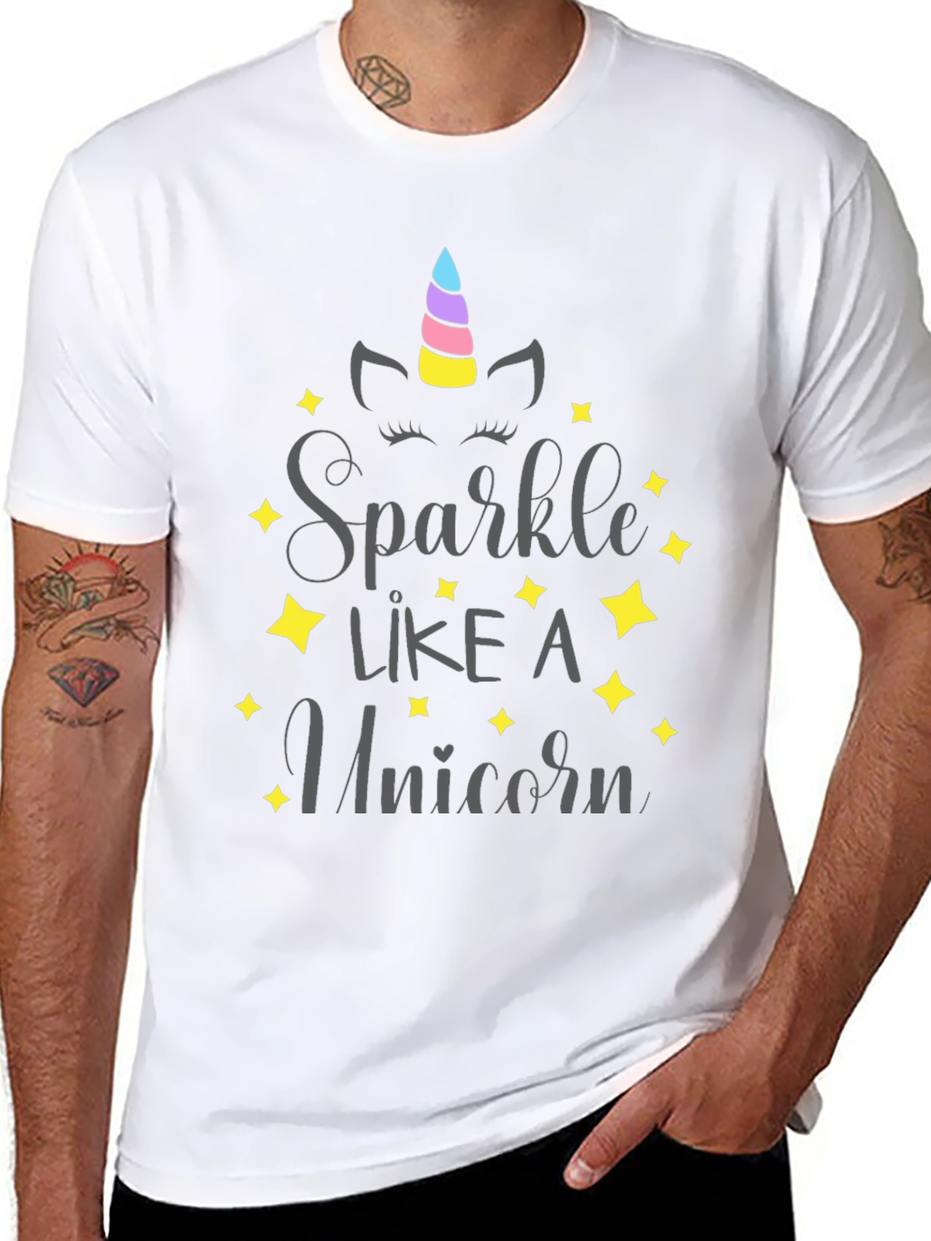Sparkle Like a Unicorn Graphic T-Shirt
