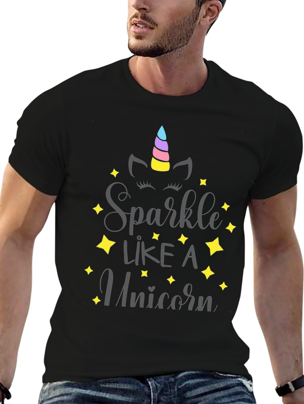 Sparkle Like a Unicorn Graphic T-Shirt
