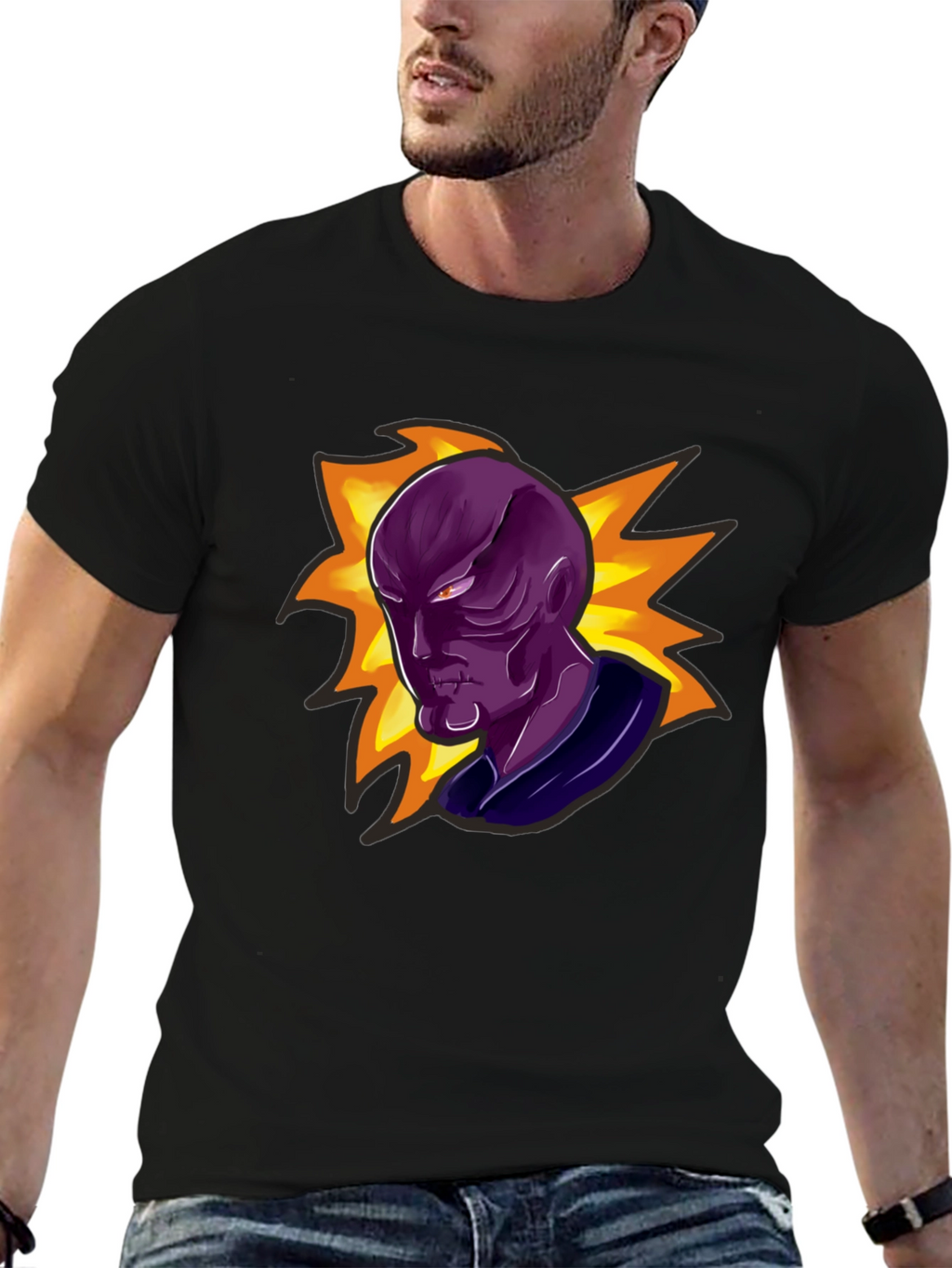 Mystic Purple Alien Graphic Tee