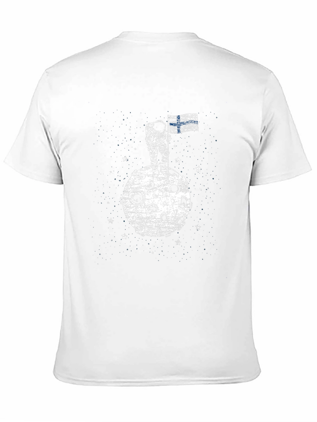 Finland Astronaut Flag Graphic T-Shirt