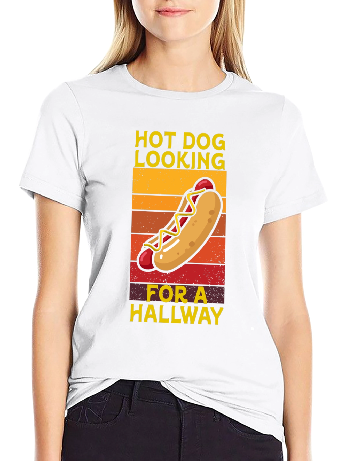 Hot Dog Hallway Graphic Tee