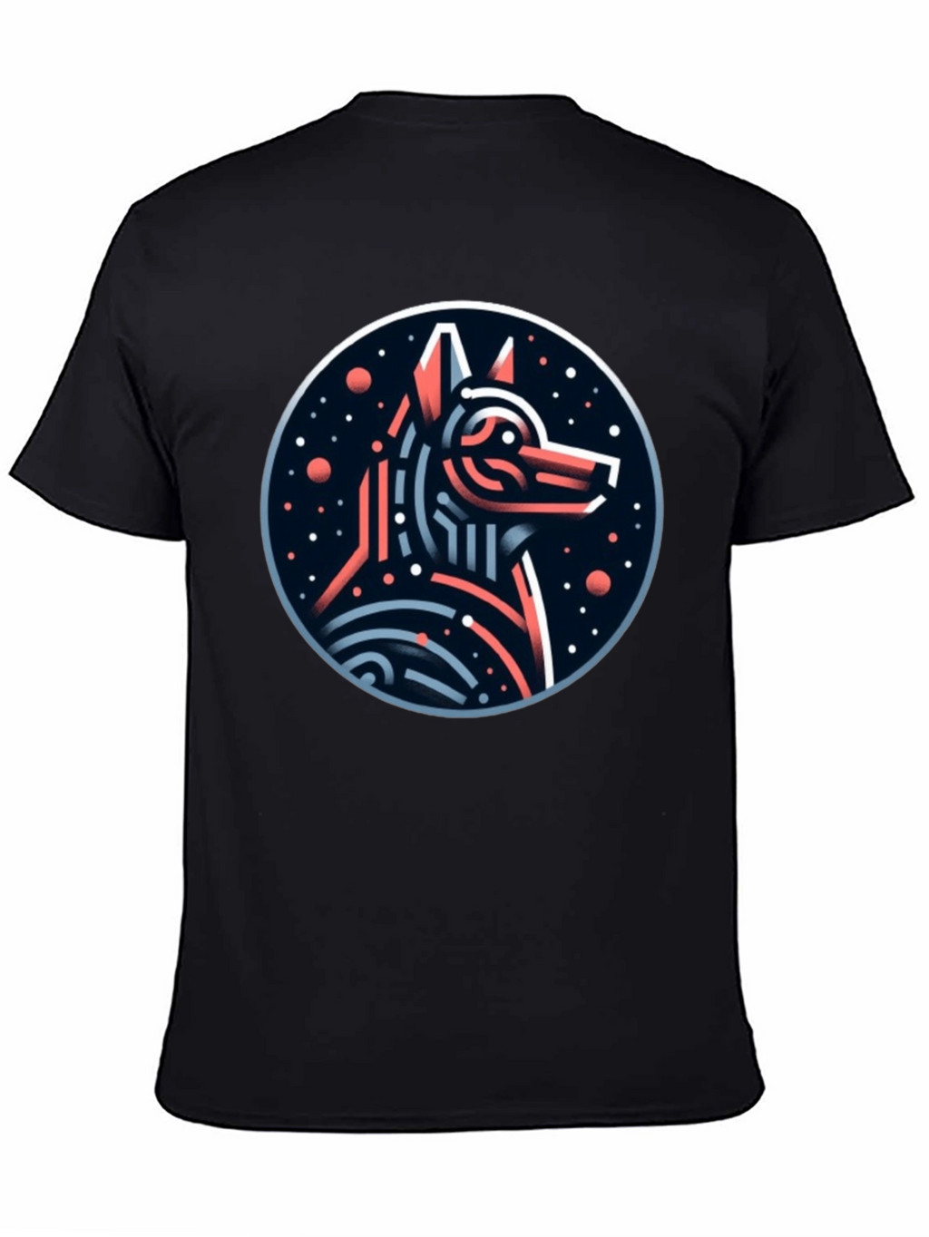 Modern Geometric Anubis T-Shirt