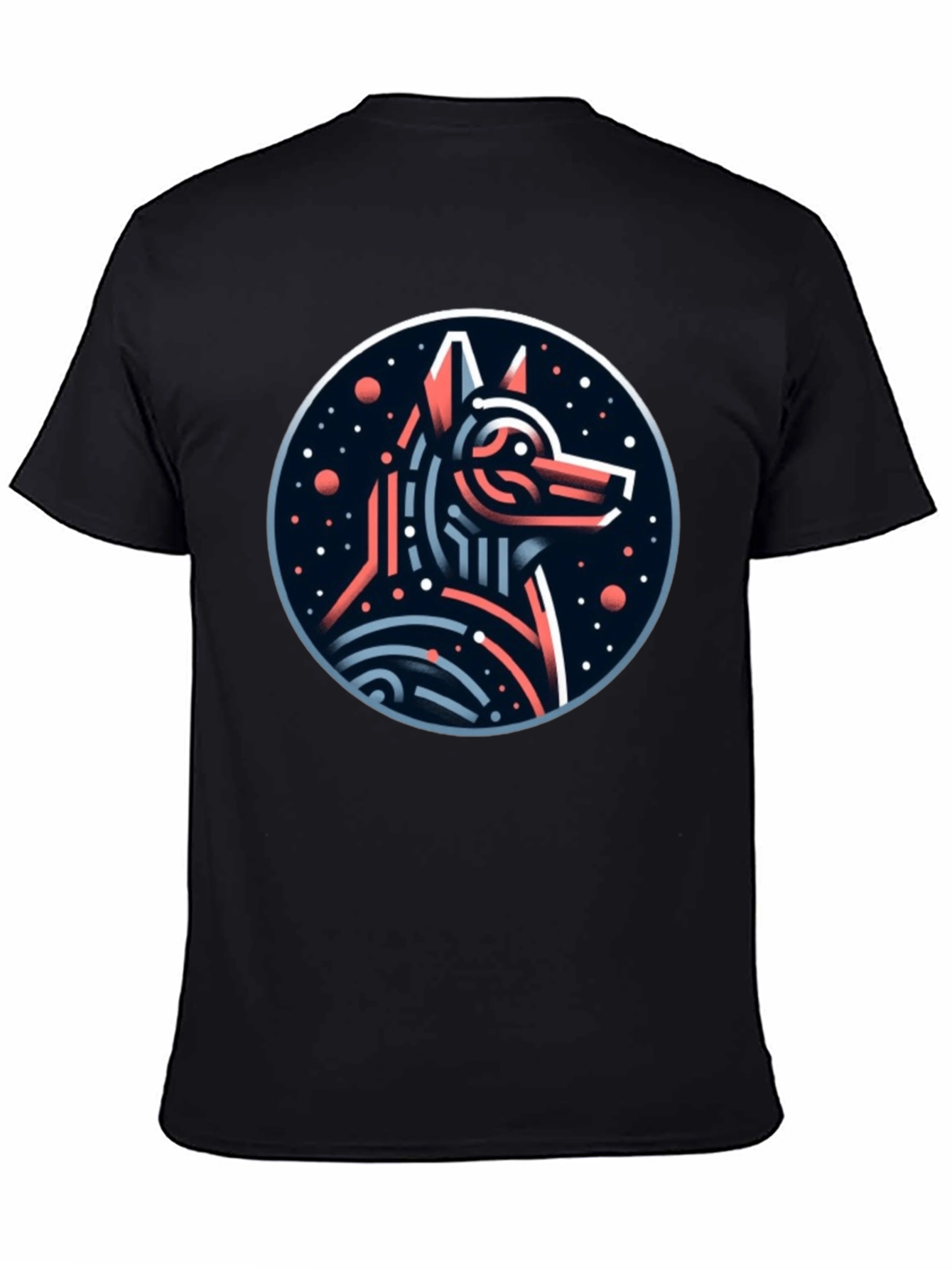 Modern Geometric Anubis T-Shirt