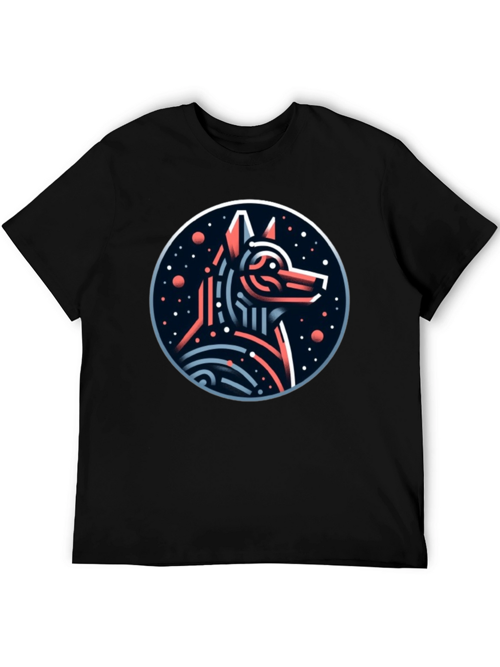 Modern Geometric Anubis T-Shirt
