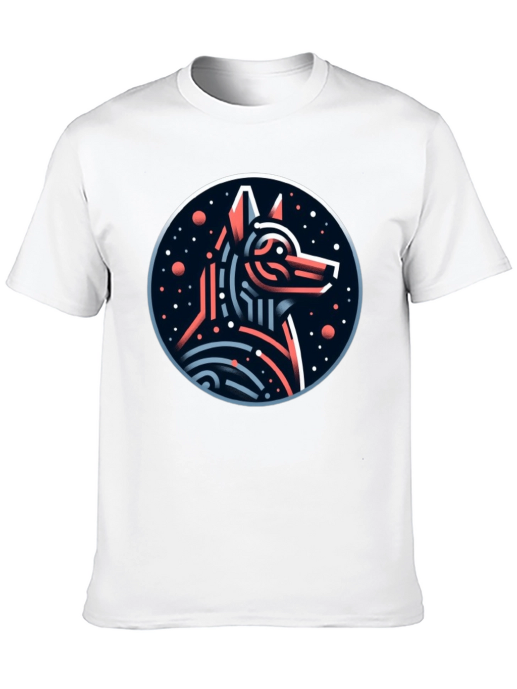 Modern Geometric Anubis T-Shirt