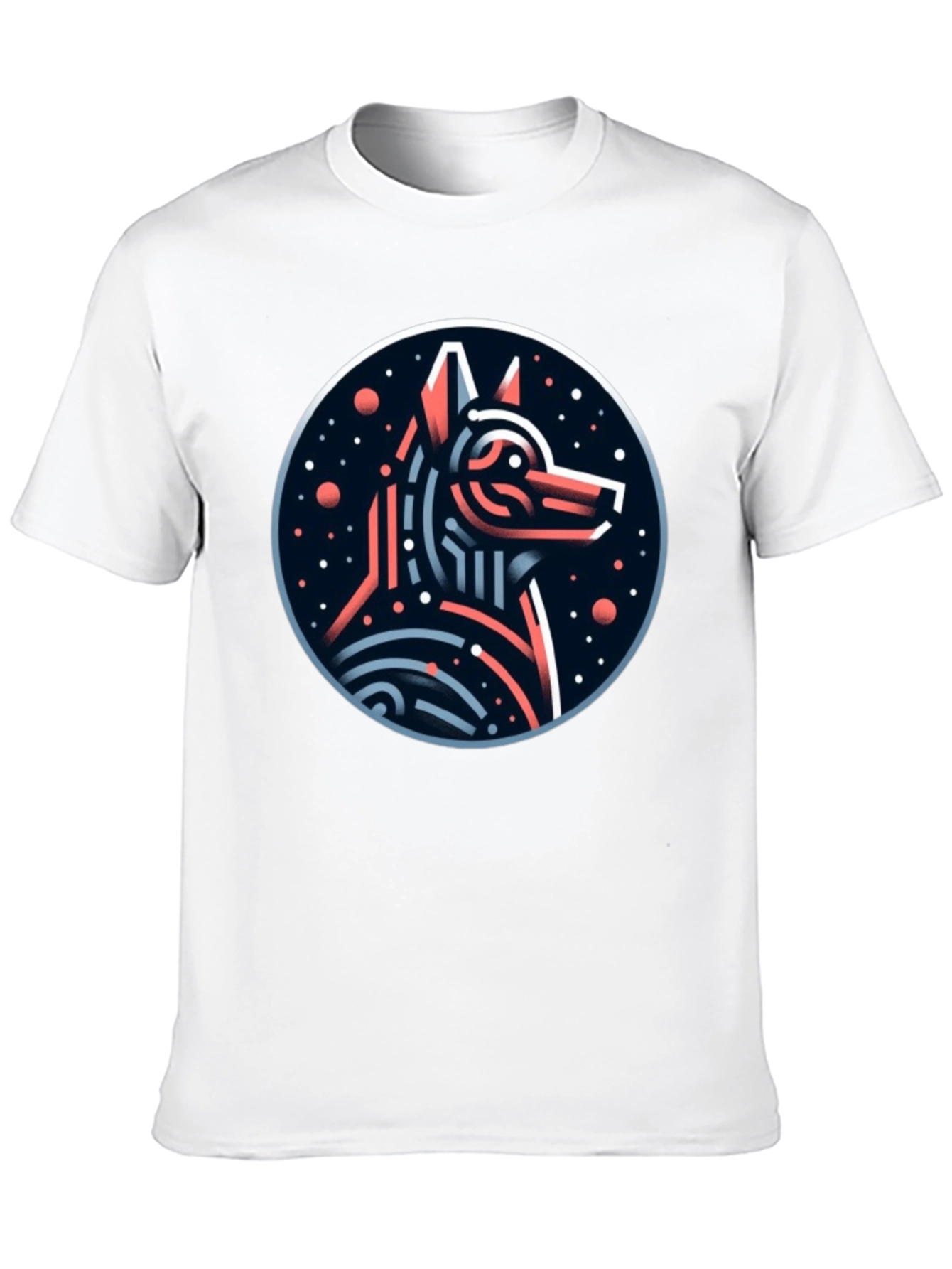 Modern Geometric Anubis T-Shirt