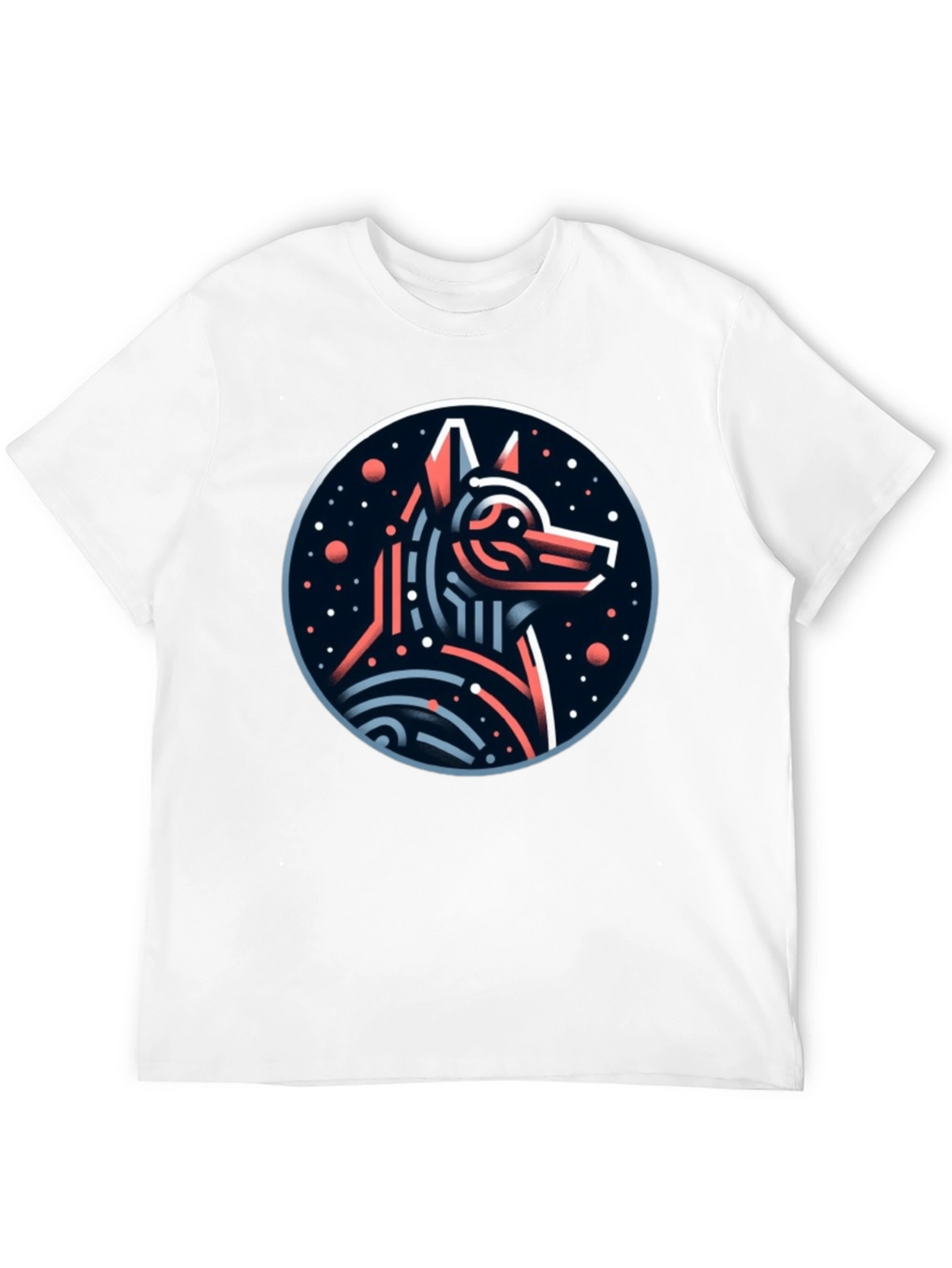 Modern Geometric Anubis T-Shirt