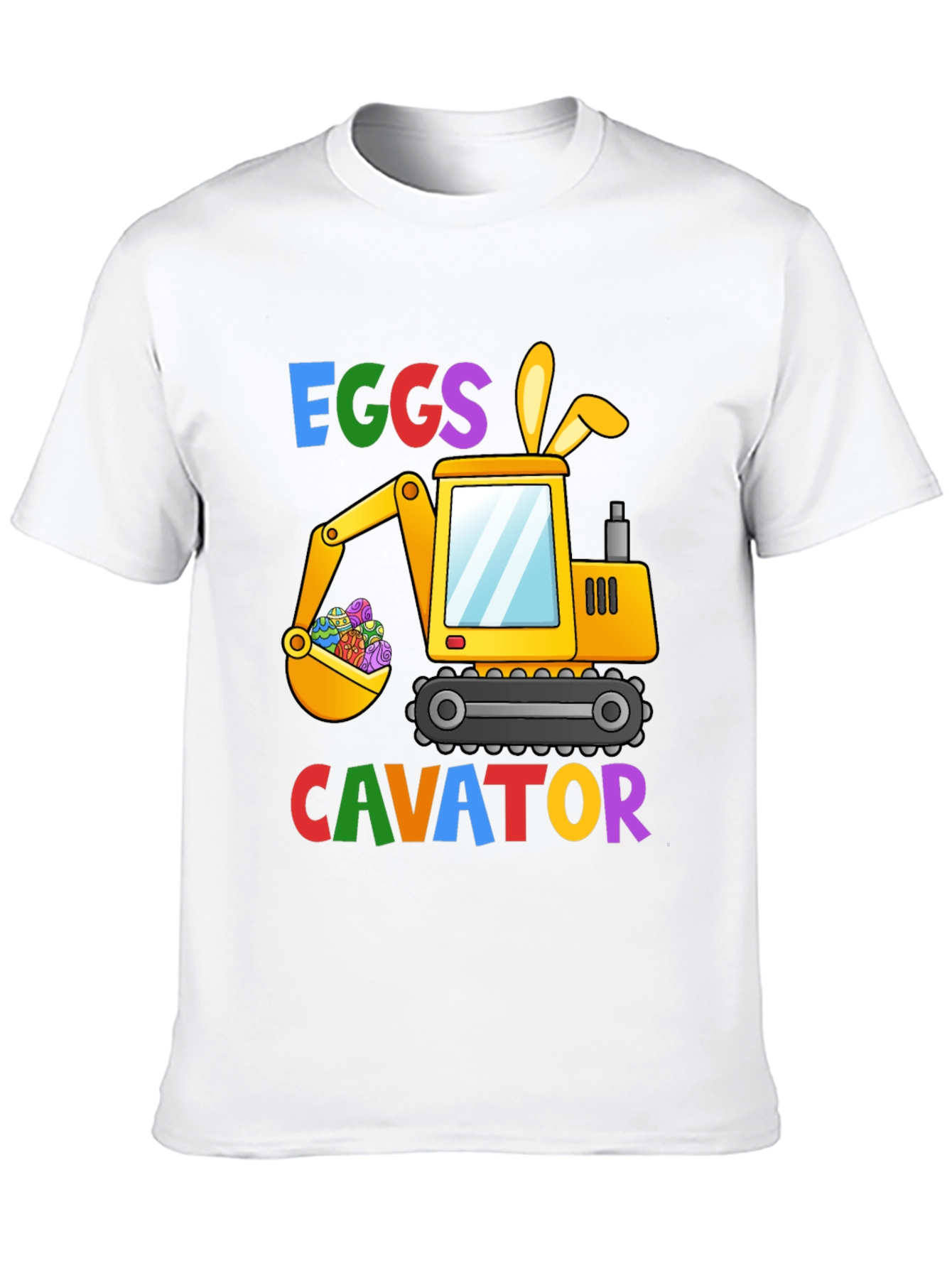 Easter Excavator Eggs T-Shirt