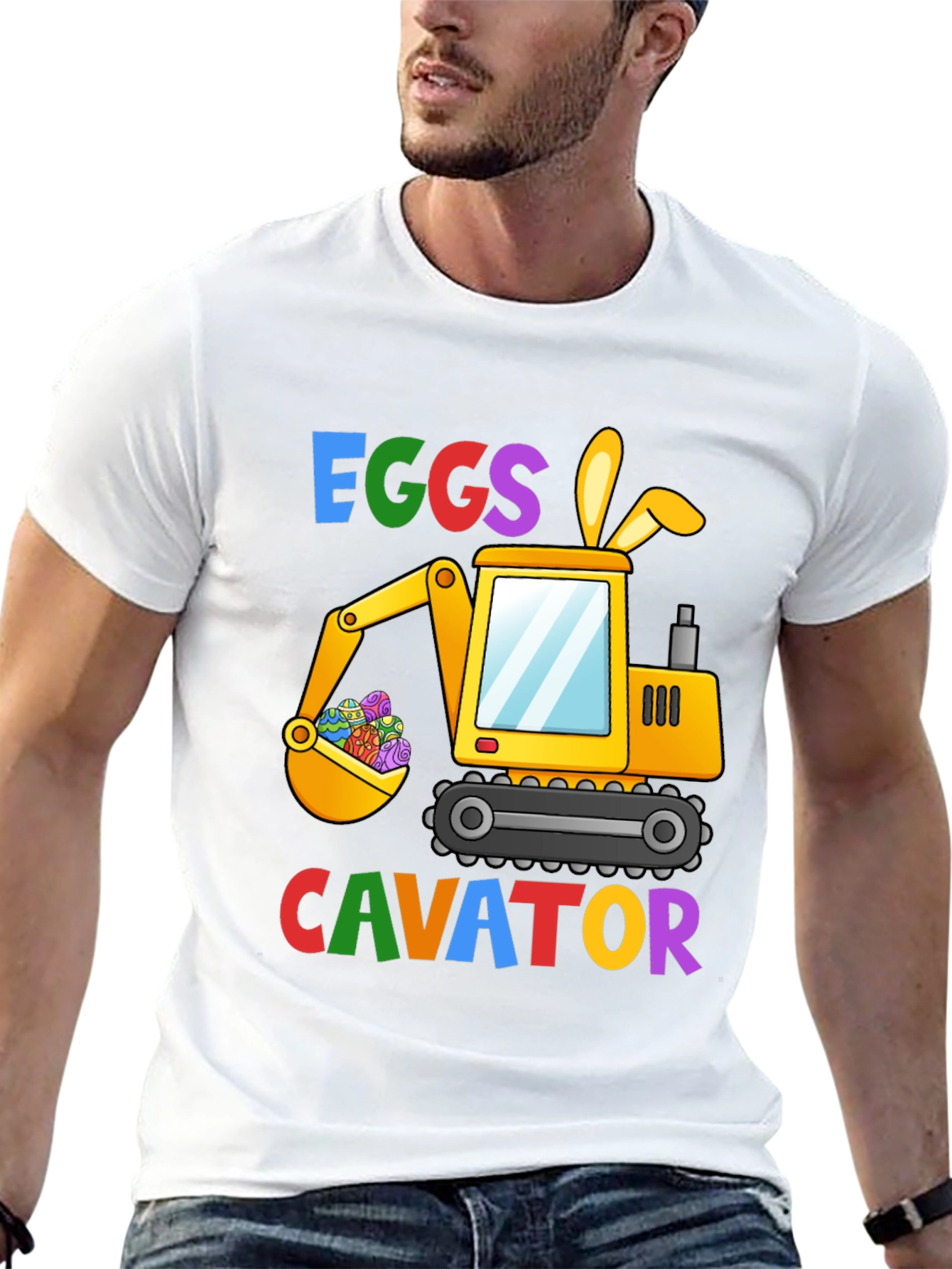 Easter Excavator Eggs T-Shirt