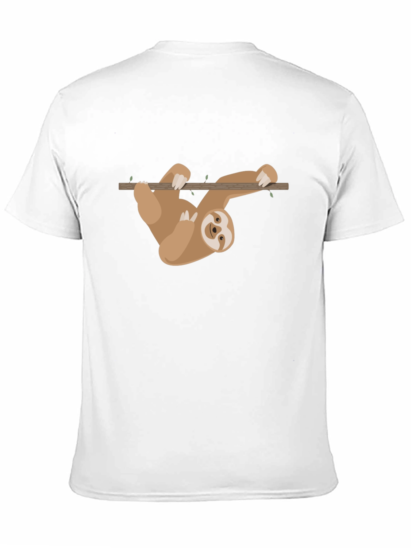 Sloth Hanging T-Shirt - Cute Cartoon Design