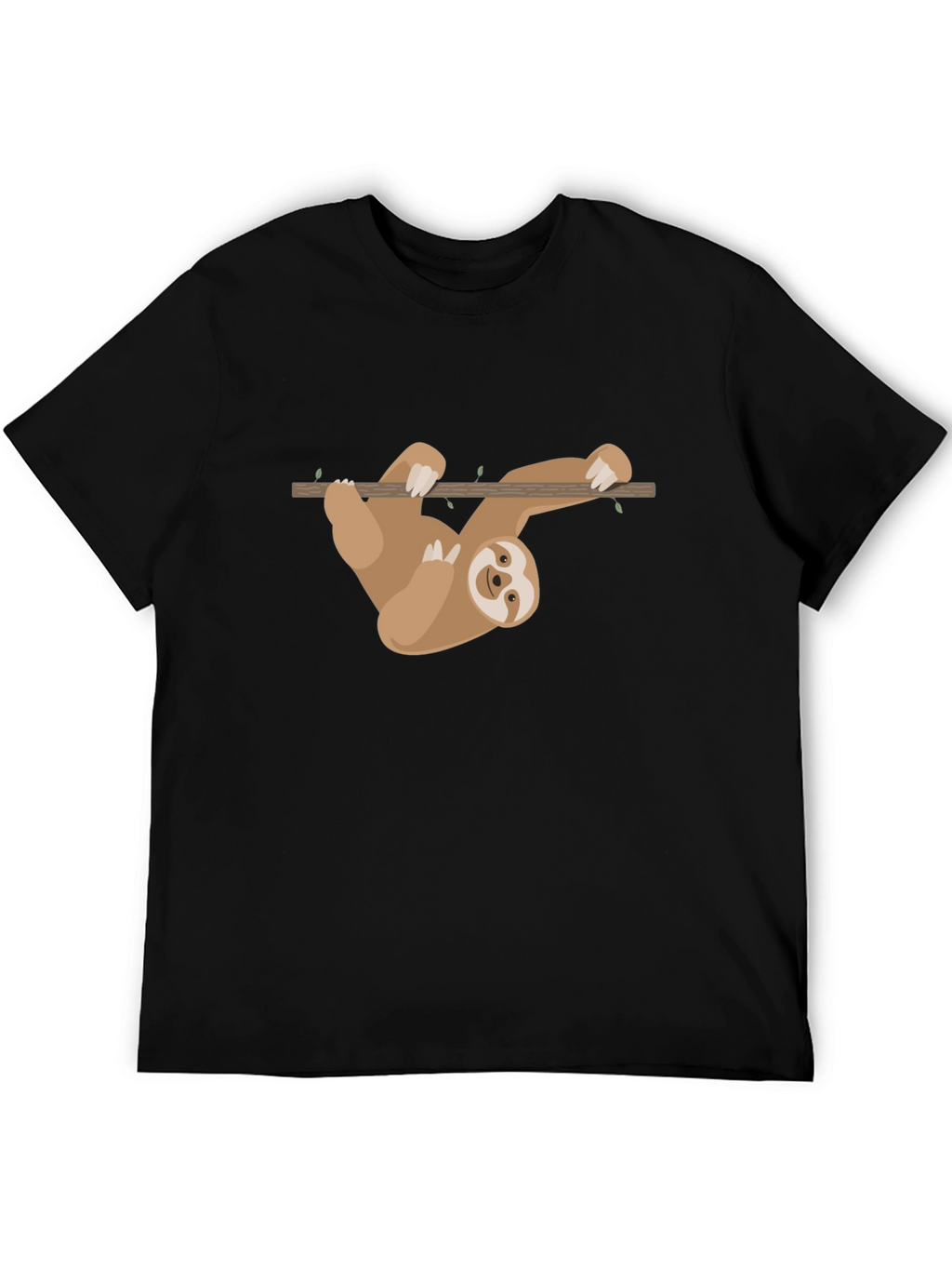 Sloth Hanging T-Shirt - Cute Cartoon Design