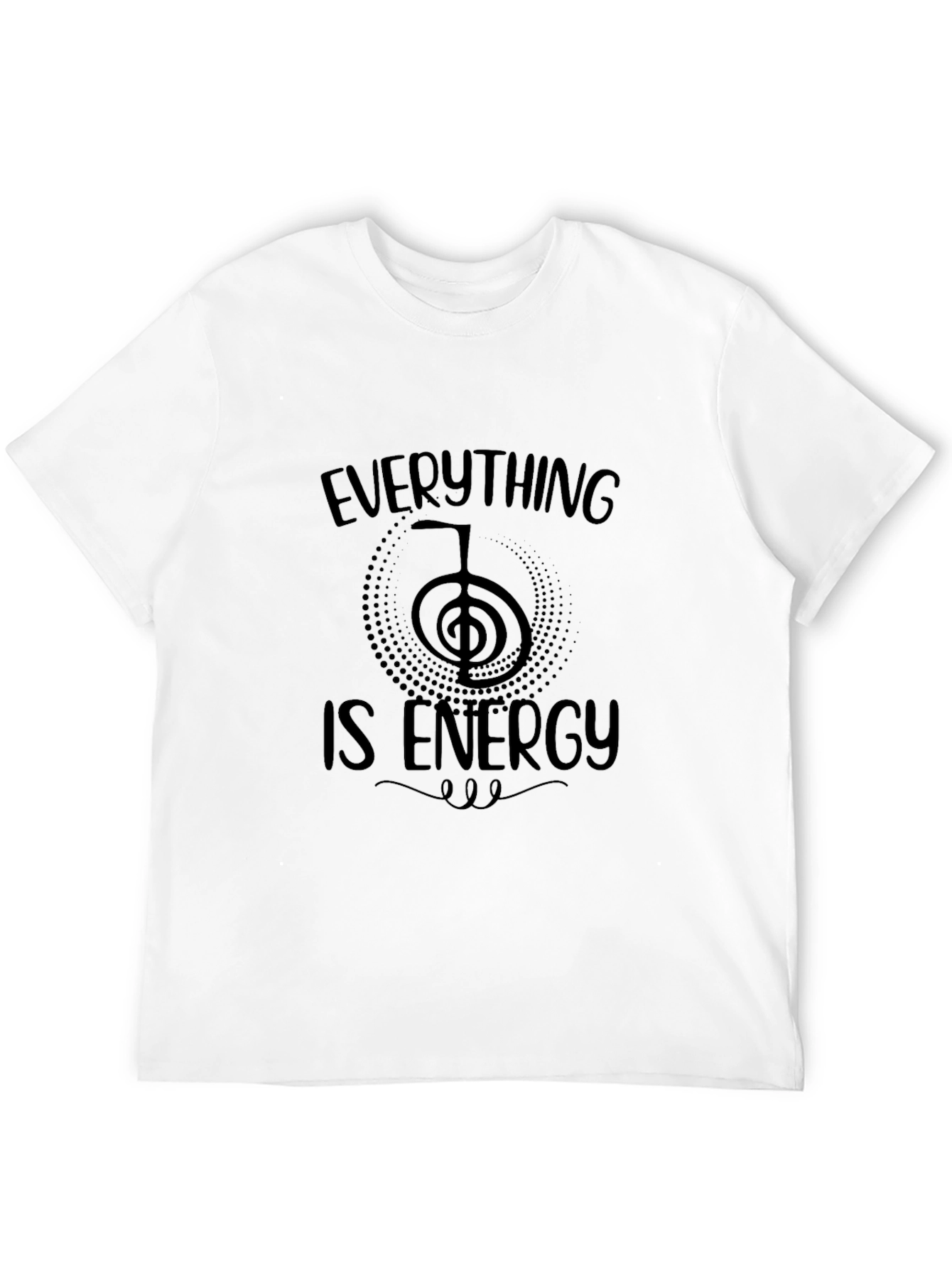 Everything Is Energy Graphic T-Shirt - Black