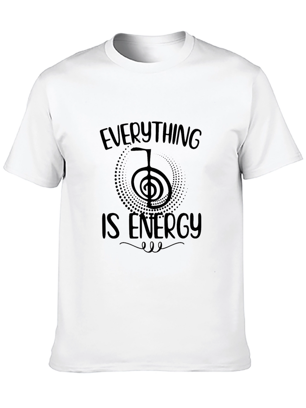 Everything Is Energy Graphic T-Shirt - Black