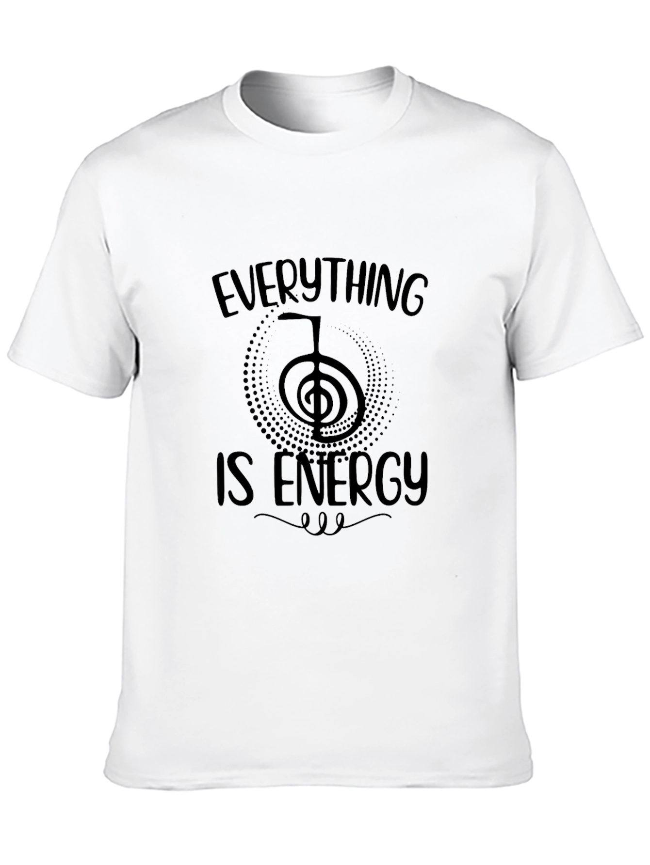 Everything Is Energy Graphic T-Shirt - Black
