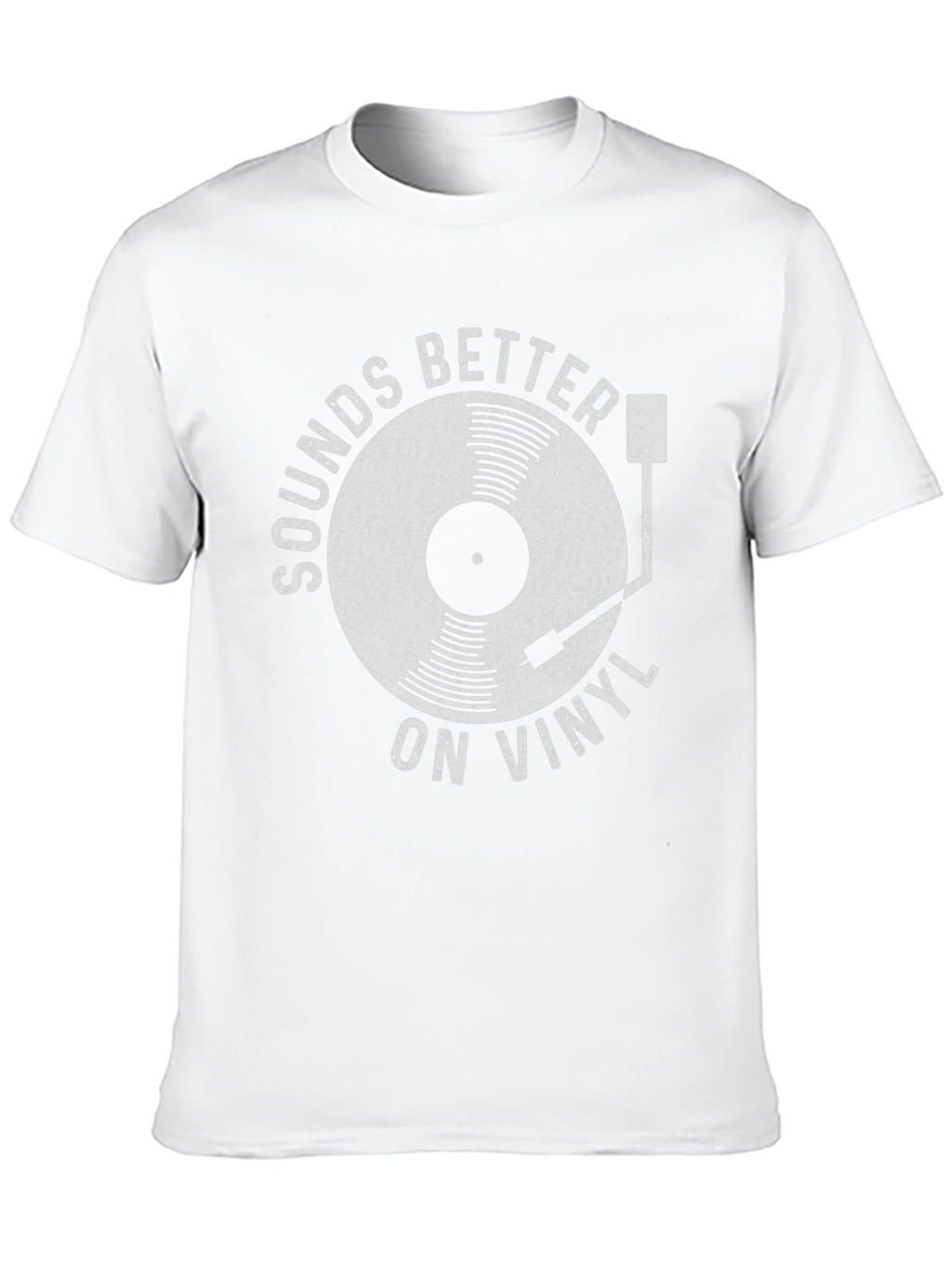 Sounds Better on Vinyl Black T-Shirt