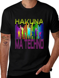 Hakuna Ma Techno Black T-Shirt