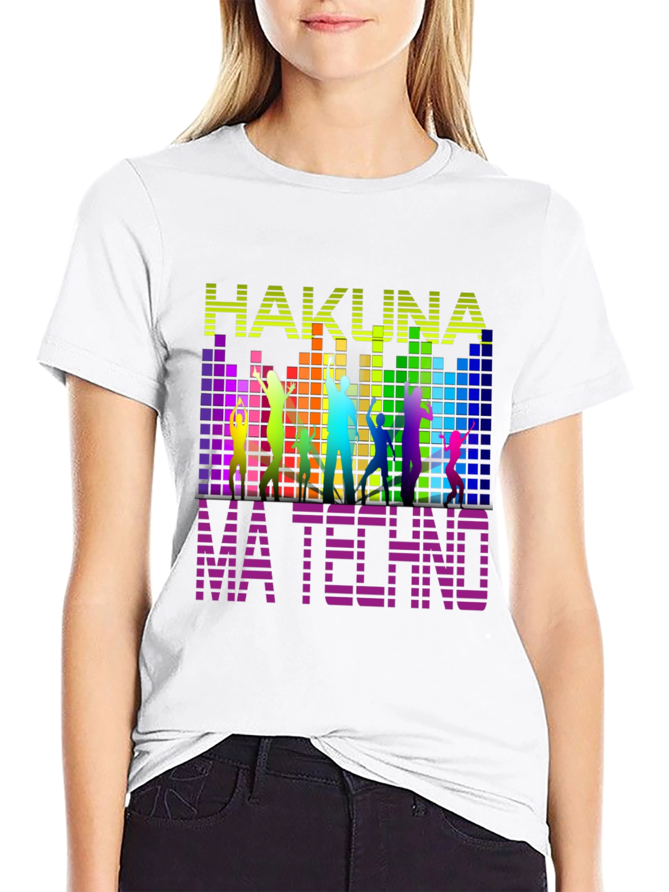 Hakuna Ma Techno Black T-Shirt