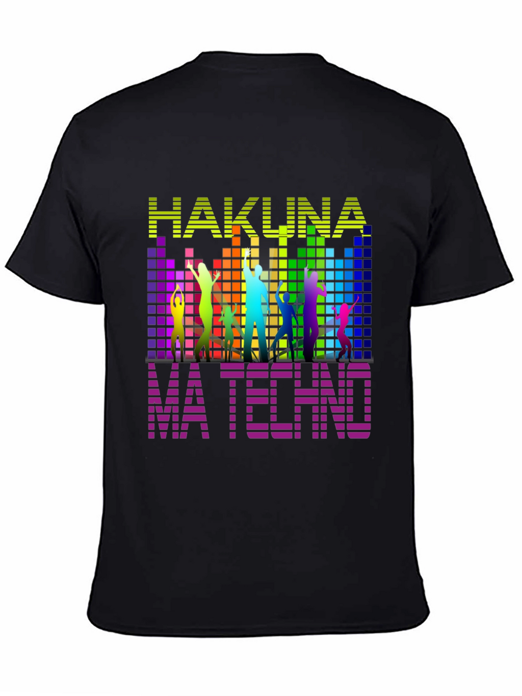 Hakuna Ma Techno Black T-Shirt
