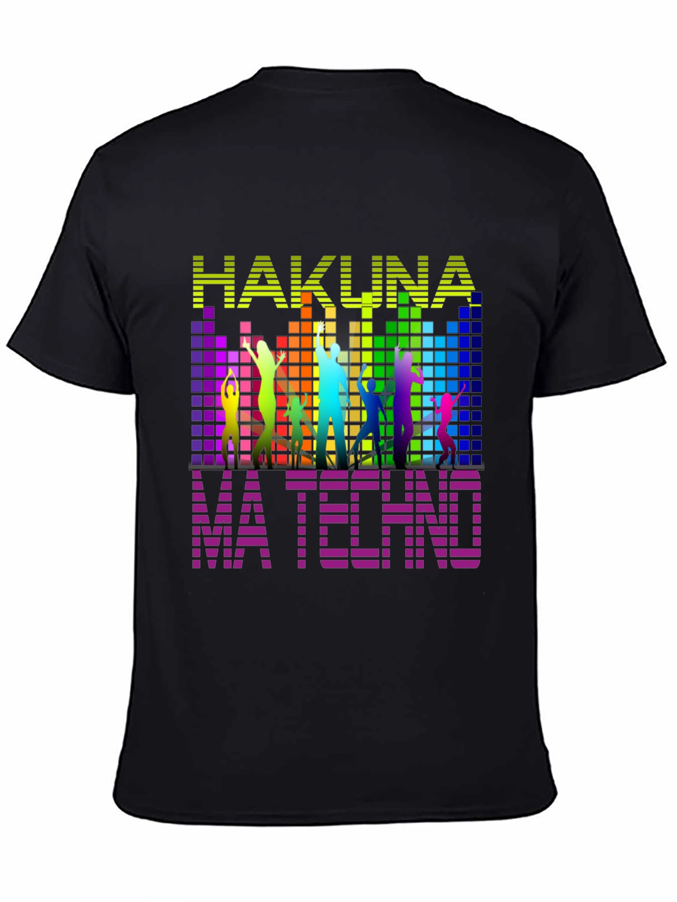 Hakuna Ma Techno Black T-Shirt
