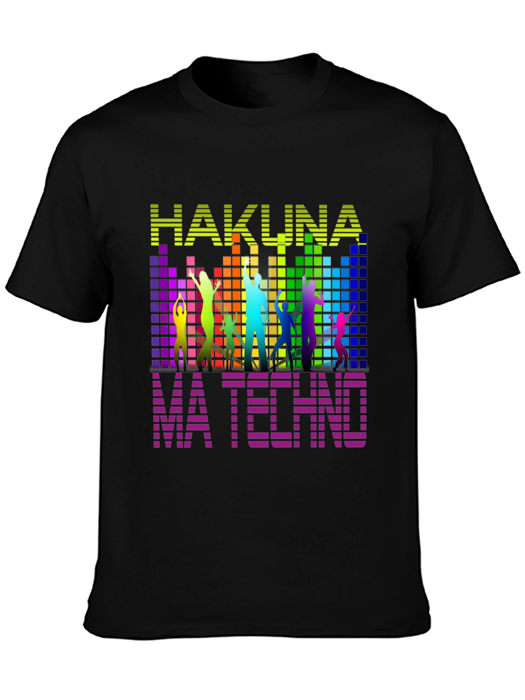 Hakuna Ma Techno Black T-Shirt