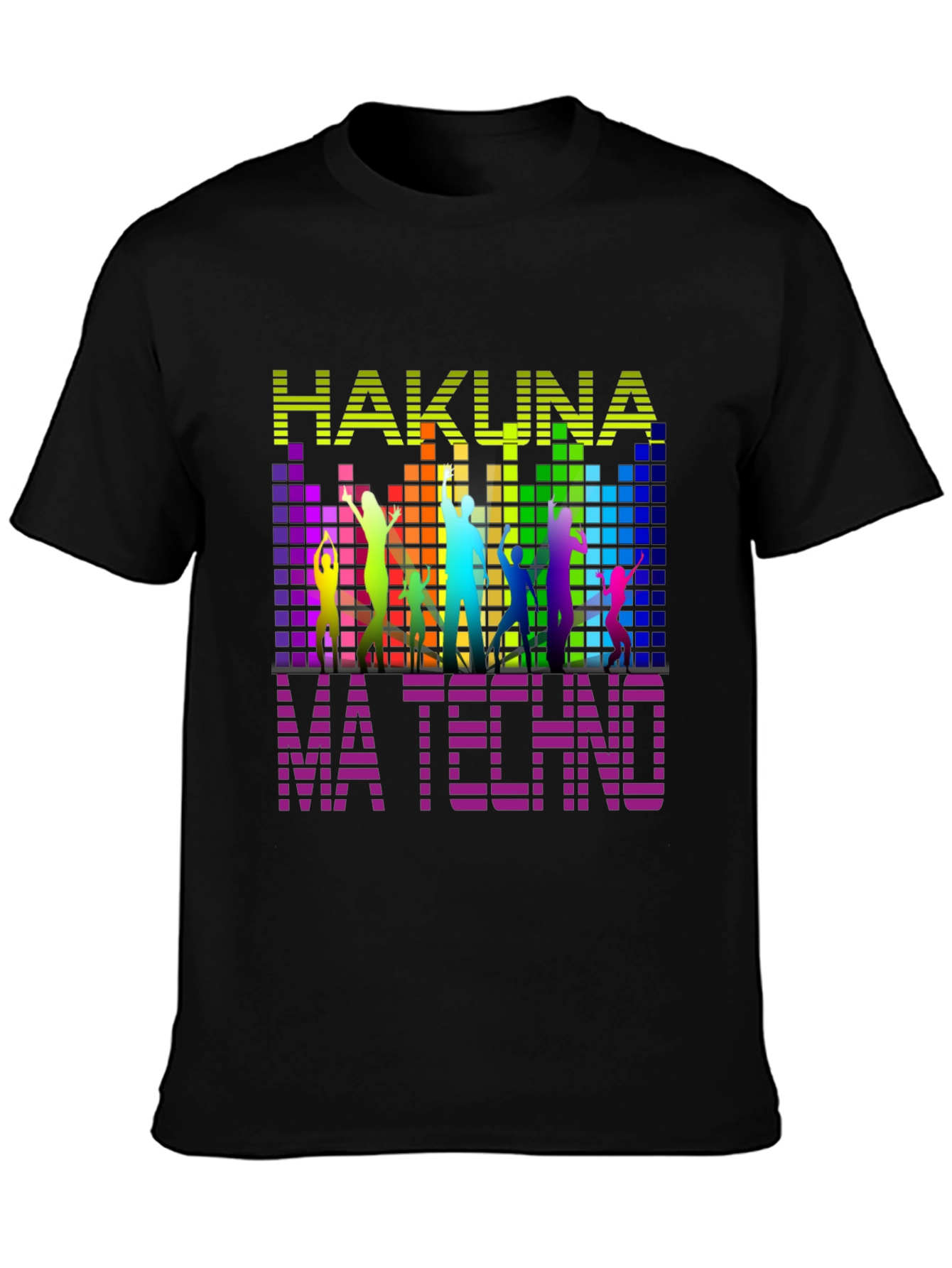 Hakuna Ma Techno Black T-Shirt