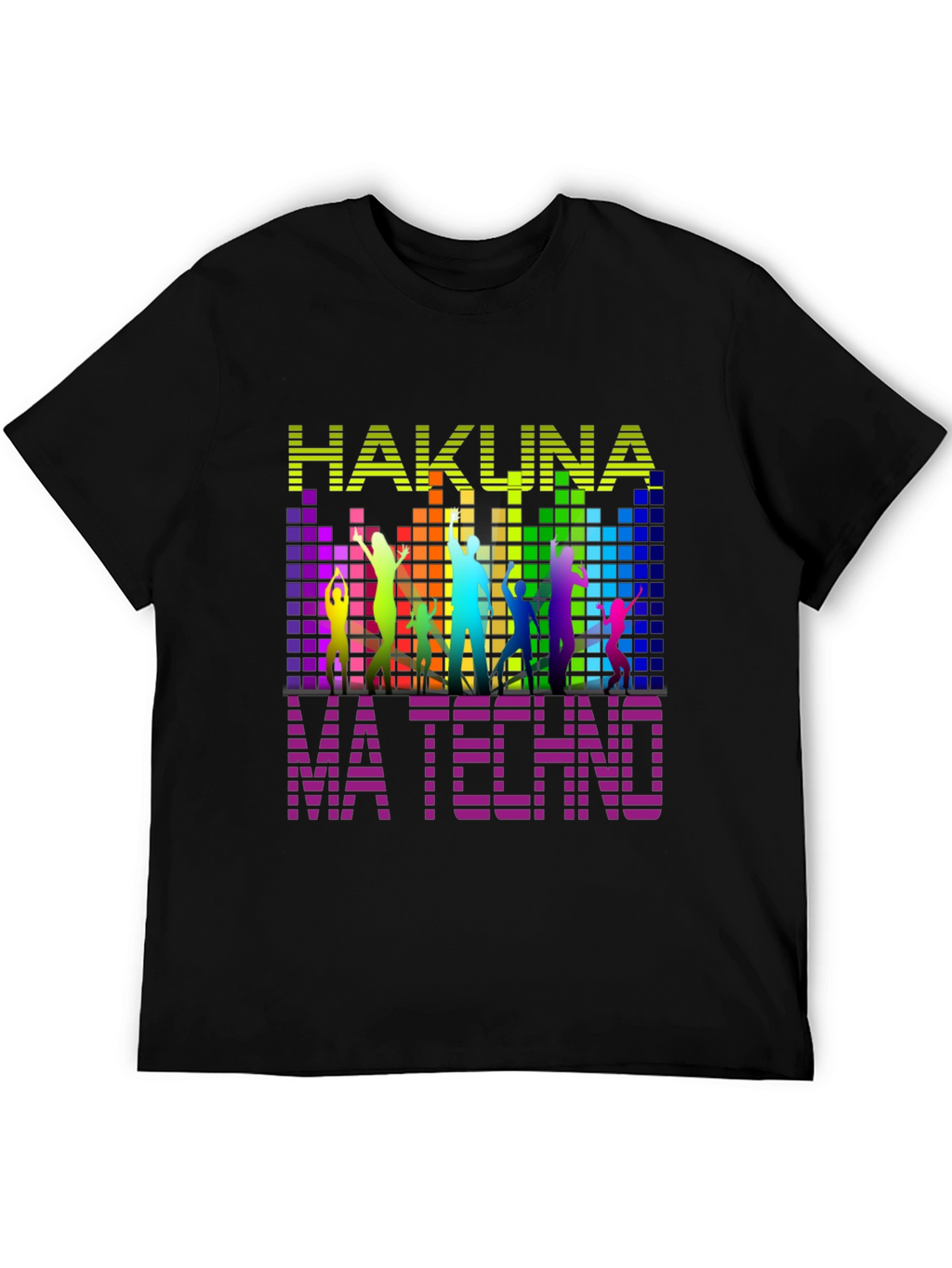 Hakuna Ma Techno Black T-Shirt
