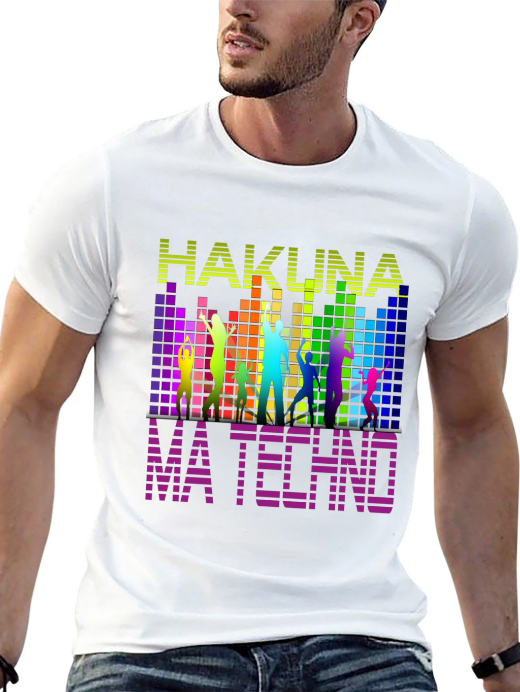 Hakuna Ma Techno Black T-Shirt