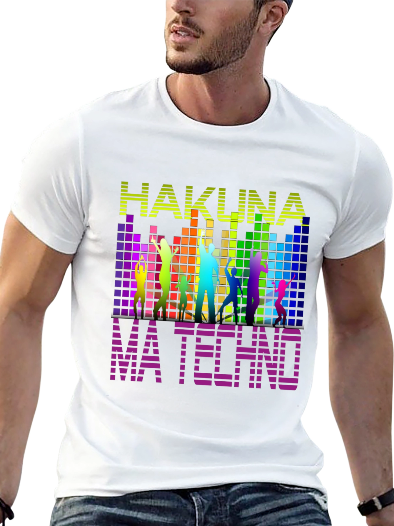 Hakuna Ma Techno Black T-Shirt