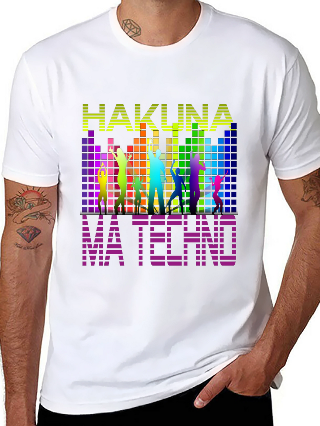 Hakuna Ma Techno Black T-Shirt