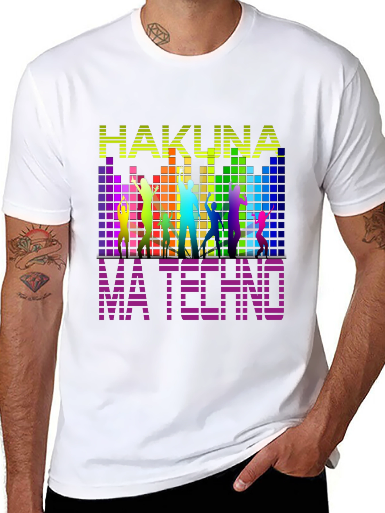 Hakuna Ma Techno Black T-Shirt