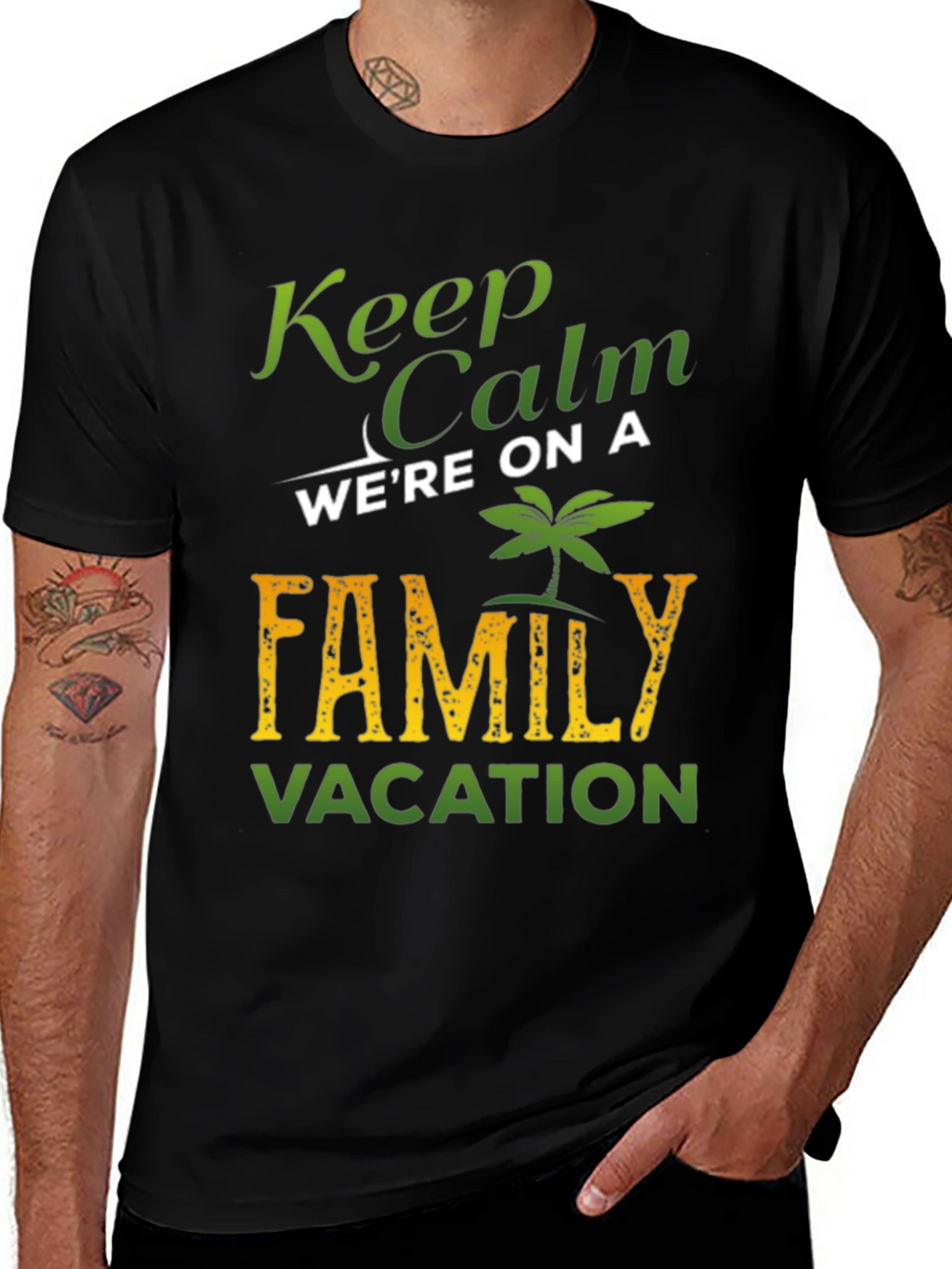 Keep Calm Family Vacation T-Shirt