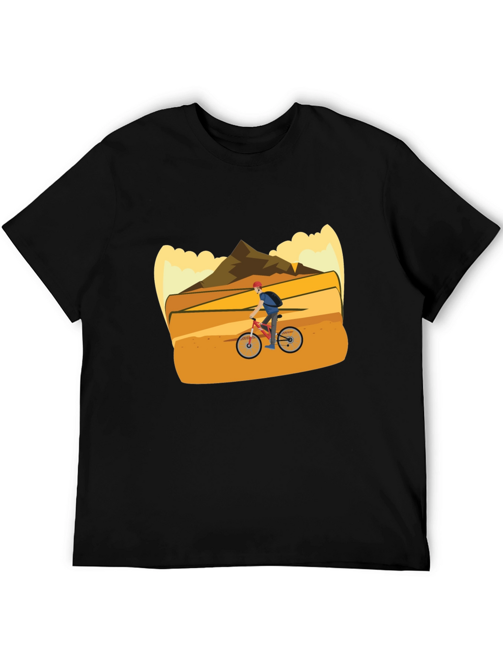 Mountain Biker Graphic Tee - Adventure Ready!
