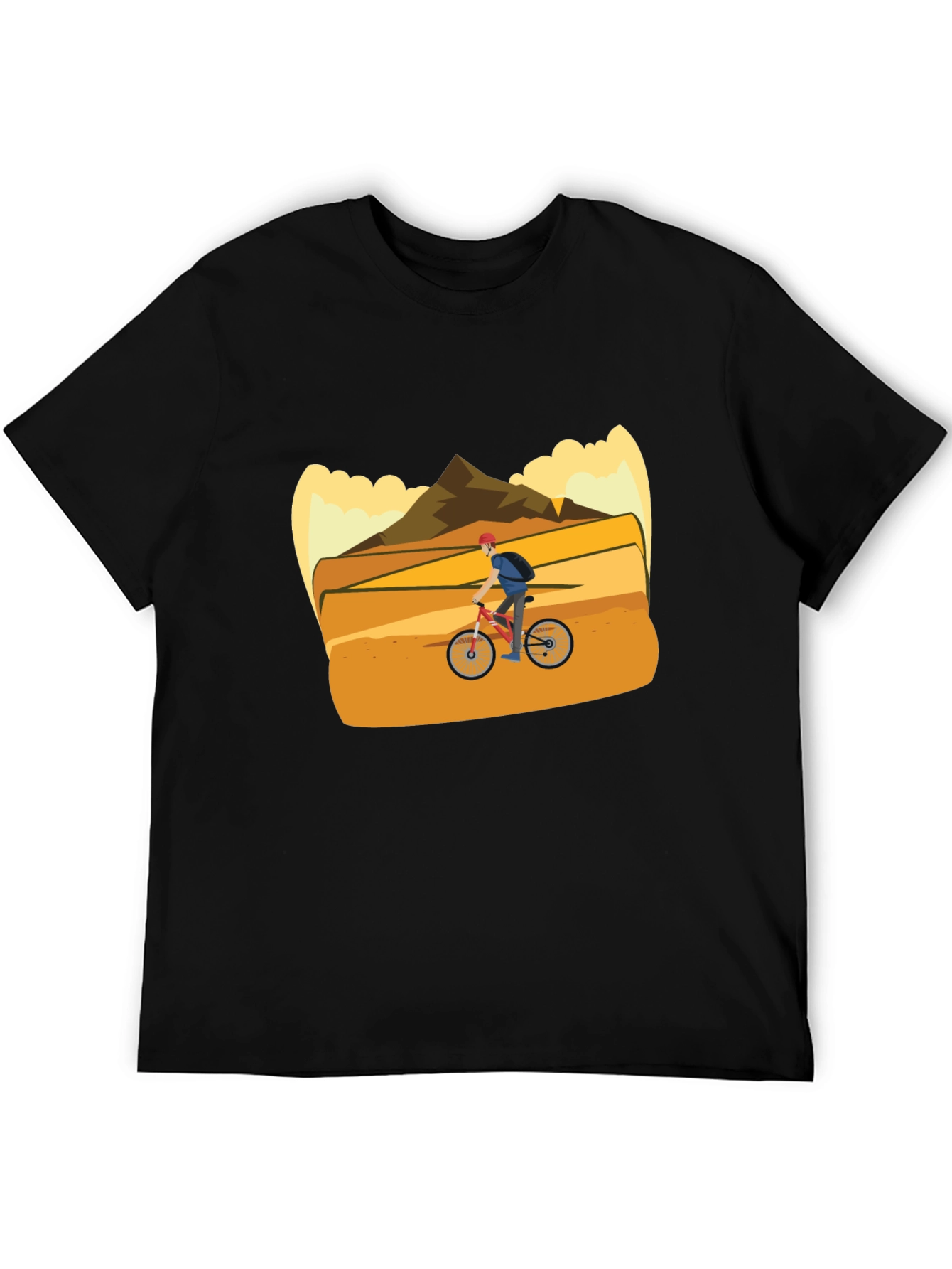 Mountain Biker Graphic Tee - Adventure Ready!