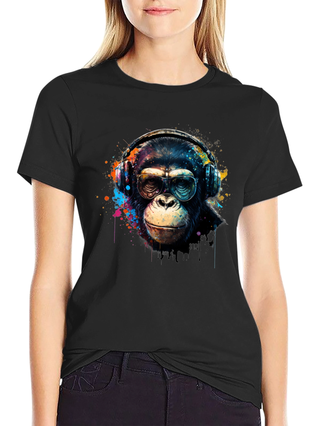 Funky Monkey Graphic T-Shirt