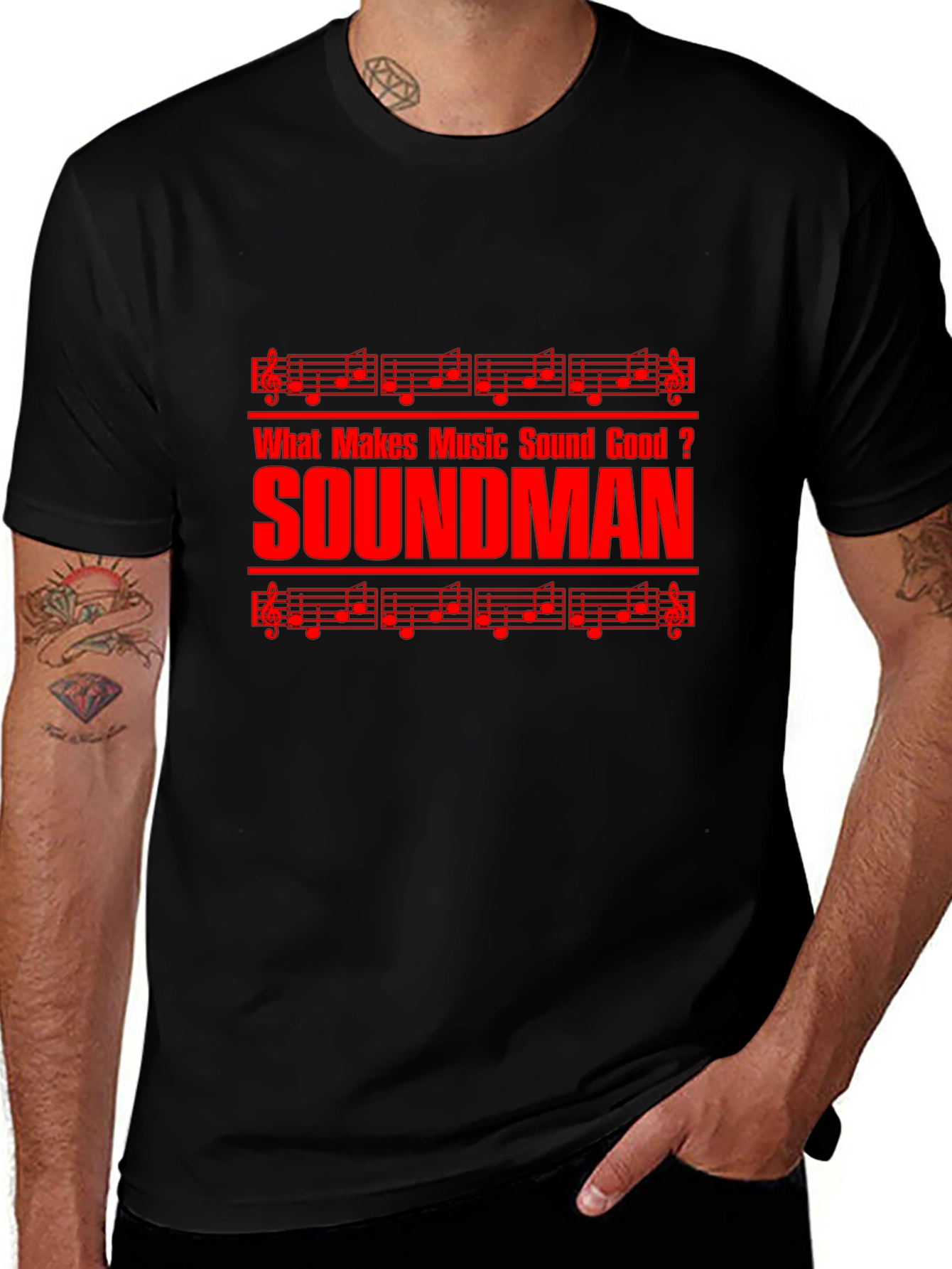 Soundman Music T-Shirt - Musician Apparel