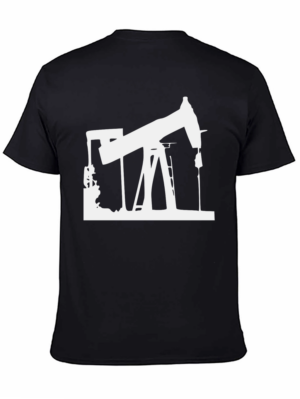 Oil Rig Graphic Tee - Black