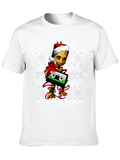 Holiday Groot Mix Tape Graphic T-Shirt